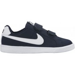 Nike Obuwie Dziecięce Court Royale (Psv) 31.5. Czarne buciki niemowlęce chłopięce Nike, z gumy. W wyprzedaży za 125,00 zł.