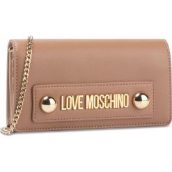 Torebka LOVE MOSCHINO - JC5636PP08KD0201 Cammello. Pomarańczowe kopertówki damskie Love Moschino, bez wzorów, ze skóry ekologicznej, bez dodatków. W wyprzedaży za 339,00 zł.