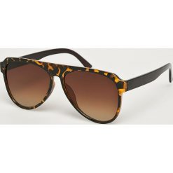 Medicine - Okulary Basic. Pomarańczowe okulary przeciwsłoneczne męskie MEDICINE, z materiału. Za 49,90 zł.