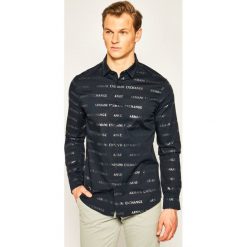 Koszula Armani Exchange 3HZC35 ZNLFZ 9537. Niebieskie koszule męskie Armani Exchange, xl, bez wzorów, z elastanu, casualowe, bez kołnierzyka, bez rękawów. W wyprzedaży za 289,00 zł.