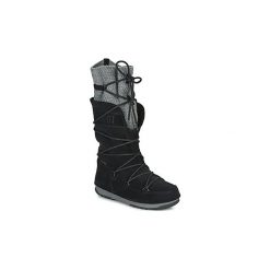 Śniegowce Moon Boot MOON BOOT W.E. ANVERSA WOOL WP. Czarne śniegowce damskie Moon Boot, bez zapięcia. W wyprzedaży za 497,40 zł.