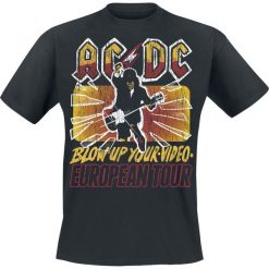 T-shirty męskie: AC/DC European Tour 1988 T-Shirt czarny
