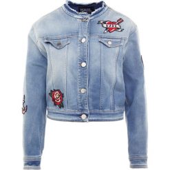 Bomberki damskie: KARL LAGERFELD CAPTAIN PATCH Kurtka jeansowa summer blue