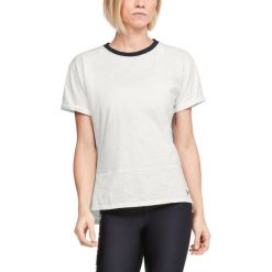 Under Armour Koszulka Szary. Szare koszulki damskie Under Armour, m, bez wzorów, z bawełny, bez kołnierzyka. Za 171,95 zł.