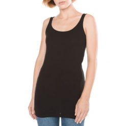 Vero Moda Maxi Podkoszulek Czarny. Czarne podkoszulki damskie Vero Moda, l, bez wzorów, z elastanu, bez kołnierzyka. Za 44,95 zł.