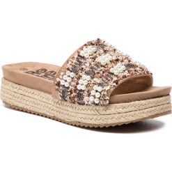 Espadryle REFRESH - 69729 Taupe. Brązowe espadryle damskie Refresh, bez wzorów, z tworzywa sztucznego, bez obcasa. Za 169,00 zł.