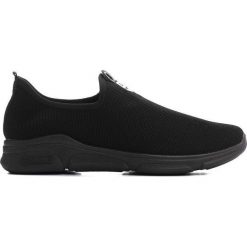 Czarne Buty Sportowe Crusher. Czarne buty sportowe męskie marki Born2be, bez zapięcia. Za 79,99 zł.