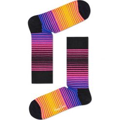 Happy Socks - Skarpetki Sunrise. Czarne skarpetki damskie marki Happy Socks, z bawełny. Za 39,90 zł.