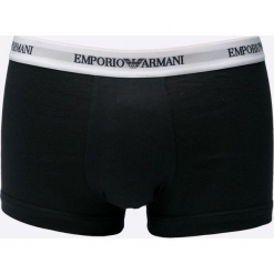 Emporio Armani Underwear - Bokserki (2-Pack). Czarne bokserki męskie Emporio Armani, z bawełny. W wyprzedaży za 99,90 zł.