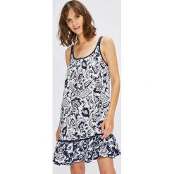 Lauren Ralph Lauren - Koszula nocna. Białe koszule nocne damskie marki Lauren Ralph Lauren, s, bez wzorów, z bawełny, bez rękawów. W wyprzedaży za 159,90 zł.