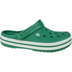 Crocs Crocband 11016-3TL 39/40 Zielone. Zielone klapki damskie Crocs, bez wzorów, z syntetyku, bez obcasa. W wyprzedaży za 149,99 zł.