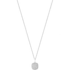 Wspaniały Białe Złoto Wisiorek - złoto białe 585, Diament 0,13ct. Białe łańcuszki męskie W.KRUK, złote. Za 1590,00 zł.