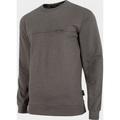 Bluza męska BLM600 - średni szary melanż - Outhorn. Szare bluzy męskie Outhorn, m, bez wzorów, bez kołnierzyka, bez rękawów, bez kaptura. W wyprzedaży za 29,99 zł.
