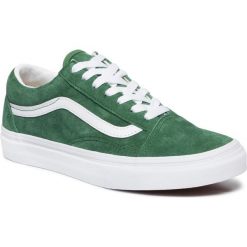Tenisówki VANS - Old Skool VN0A4BV5V761 (Pig Suede)Fairway/Tr White. Zielone półbuty damskie Vans, bez wzorów, ze skóry, bez zapięcia. W wyprzedaży za 289,00 zł.