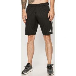 Adidas Performance - Szorty. Czarne spodenki sportowe męskie adidas Performance, s, z nadrukiem, z poliesteru, sportowe, climacool (adidas). Za 129,90 zł.
