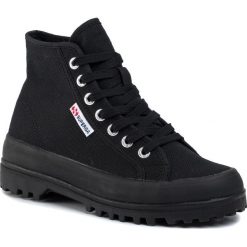 Sneakersy SUPERGA - 2341 Cotu Alpina S00GXG0 Full Black 996. Czarne półbuty damskie Superga, bez wzorów, z tworzywa sztucznego, bez obcasa, na płaskiej podeszwie, bez zapięcia. W wyprzedaży za 269,00 zł.