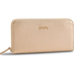 Duży Portfel Damski LIU JO - Xl Zip Around N19174 E0040 Gold 00529. Żółte portfele damskie Liu Jo, bez wzorów, ze skóry ekologicznej. Za 299,00 zł.