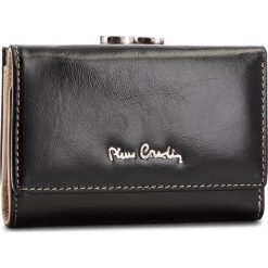 Mały Portfel Damski PIERRE CARDIN - 01 LINE 117 Black 19124. Czarne portfele damskie Pierre Cardin, bez wzorów, ze skóry. Za 129,00 zł.