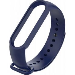 Pasek zamienny granatowy - Xiaomi Mi Band 5. Niebieskie paski męskie Xiaomi, w paski. Za 17,90 zł.