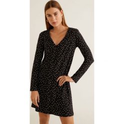 Mango - Sukienka Veldu. Czerwone sukienki damskie Mango, na co dzień, s, bez wzorów, z elastanu, casualowe, bez kołnierzyka, z długim rękawem, długie, mini, proste. W wyprzedaży za 49,90 zł.