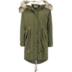 Vila VICLOVER Parka khaki. Brązowe parki damskie Vila, l, z bawełny. W wyprzedaży za 384,30 zł.