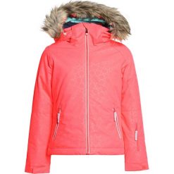Roxy JET SO GIRL Kurtka snowboardowa neon grapefruit/gana emboss. Czerwone kurtki dziewczęce marki Roxy, z poliesteru, narciarskie. W wyprzedaży za 411,75 zł.