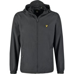 Kurtki męskie bomber: Lyle & Scott ZIP THROUGH HOODED Kurtka wiosenna true black
