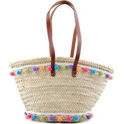 Torebki klasyczne damskie: Torebka w kolorze beżowym – (S)38 x (W)25 x (G)22 cm
