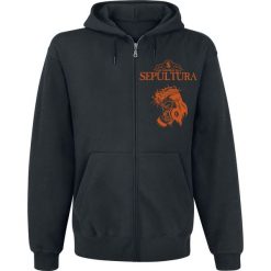 Bluzy męskie: Sepultura Arise Bluza z kapturem rozpinana czarny