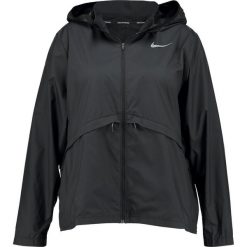 Nike Performance ESSENTIAL EXTENDED Kurtka sportowa black/reflective silver. Czarne kurtki sportowe damskie marki Nike Performance, z materiału. Za 369,00 zł.