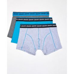 3 pack bokserek - Turkusowy. Niebieskie bokserki męskie Cropp, bez wzorów. Za 59,99 zł.