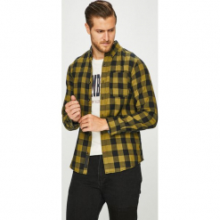PRODUKT by Jack & Jones - Koszula 12130163. Zielone koszule męskie marki PRODUKT by Jack & Jones, xl, w kratkę, z tkaniny, casualowe, button down, z długim rękawem. W wyprzedaży za 69,90 zł.
