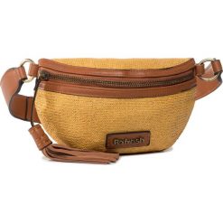 Saszetka nerka REFRESH - 83249 Yellow. Żółte nerki damskie Refresh, bez wzorów, ze skóry ekologicznej, młodzieżowe, bez dodatków. Za 129,00 zł.
