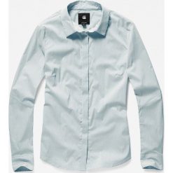 G-Star Raw - Koszula. Białe bluzki damskie G-Star RAW, s, w paski, z elastanu, klasyczne, z klasycznym kołnierzykiem, z długim rękawem. W wyprzedaży za 219,90 zł.
