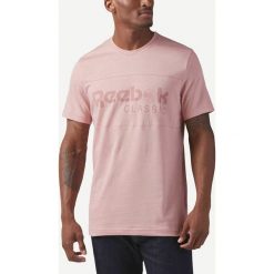 Reebok Classic Franchise Iconic Koszulka Beżowy. Brązowe podkoszulki męskie Reebok Classic, xxl, z nadrukiem, z bawełny, z krótkim rękawem. Za 137,95 zł.