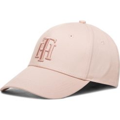 Czapka z daszkiem TOMMY HILFIGER - Th Chic Cap AW0AW08232 TJP. Różowe czapki damskie TOMMY HILFIGER, bez wzorów, z bawełny. W wyprzedaży za 179,00 zł.