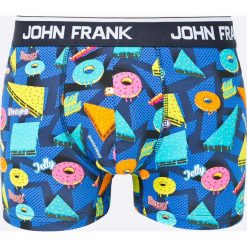 John Frank - Bokserki Digital World. Niebieskie bokserki męskie marki John Frank, z bawełny. W wyprzedaży za 39,90 zł.