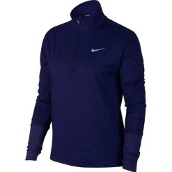Bluza Nike Half-Zip Top W Granatowa. Topy damskie Nike, bez wzorów, z materiału, bez kołnierzyka. Za 119,99 zł.