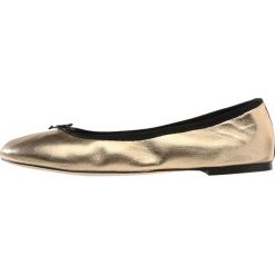 Baleriny damskie: J.CREW EVIE BALLET FLATS Baleriny metallic gold