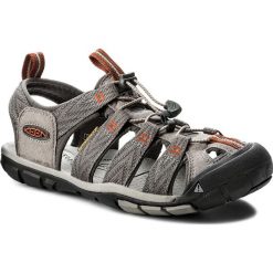 Sandały KEEN - Clearwater Cnx 1018497 Grey Flannel/Potters Clay. Szare klapki męskie Keen, ze skóry ekologicznej, bez zapięcia. W wyprzedaży za 309,00 zł.