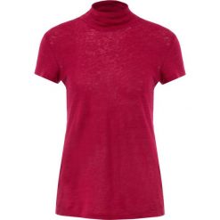 Iro WAKE Tshirt z nadrukiem fushia. Czerwone t-shirty damskie Iro, xs, z nadrukiem, ze lnu. Za 439,00 zł.