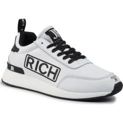 Sneakersy JOHN RICHMOND - 204 C Bianca. Białe sneakersy męskie John Richmond, bez zapięcia. W wyprzedaży za 519,00 zł.