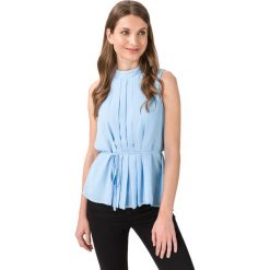 Vero Moda Jessica Top Niebieski. Niebieskie podkoszulki damskie Vero Moda, m, bez wzorów, z poliesteru, bez kołnierzyka. Za 131,95 zł.