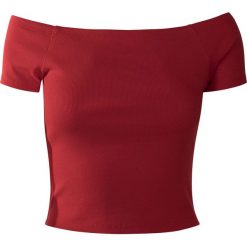 Urban Classics Ladies Off Shoulder Rib Tee Koszulka damska czerwony. Czerwone bluzki damskie marki Urban Classics, xl, z materiału, z kołnierzem typu carmen. Za 32,90 zł.