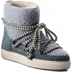 Buty INUIKII - Sneaker Curly 70202-16 Grey. Szare kozaki damskie Inuikii, na zimę, ze skóry, bez obcasa, bez zapięcia. W wyprzedaży za 809,00 zł.