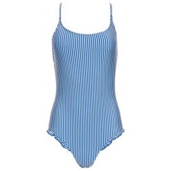 Pepe Jeans Strój Kąpielowy Damski Natalie S Niebieski. Niebieskie stroje kąpielowe damskie Pepe Jeans, s, bez wzorów, z jeansu. Za 319,00 zł.