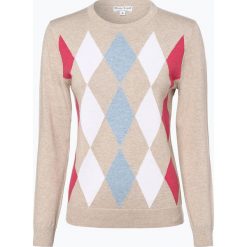 Marie Lund - Sweter damski, beżowy. Brązowe swetry damskie Marie Lund, s, bez wzorów, z bawełny, bez rękawów, bez kaptura. Za 89,95 zł.