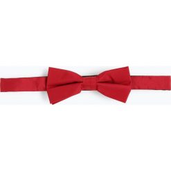 Strellson - Muszka męska z jedwabiu, czerwony. Czerwone muszki męskie marki Strellson, do pracy, bez wzorów, z jedwabiu, eleganckie. Za 129,95 zł.