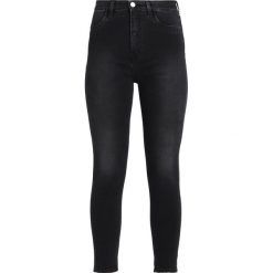 Jeansy damskie: Haikure LOS ANGELES CROP Jeans Skinny Fit comfort kelly black denim 3 years used