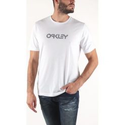 Oakley Allover Koszulka Biały. Białe podkoszulki męskie Oakley, s, z nadrukiem, z bawełny, bez kołnierzyka, z krótkim rękawem, krótkie. Za 119,95 zł.